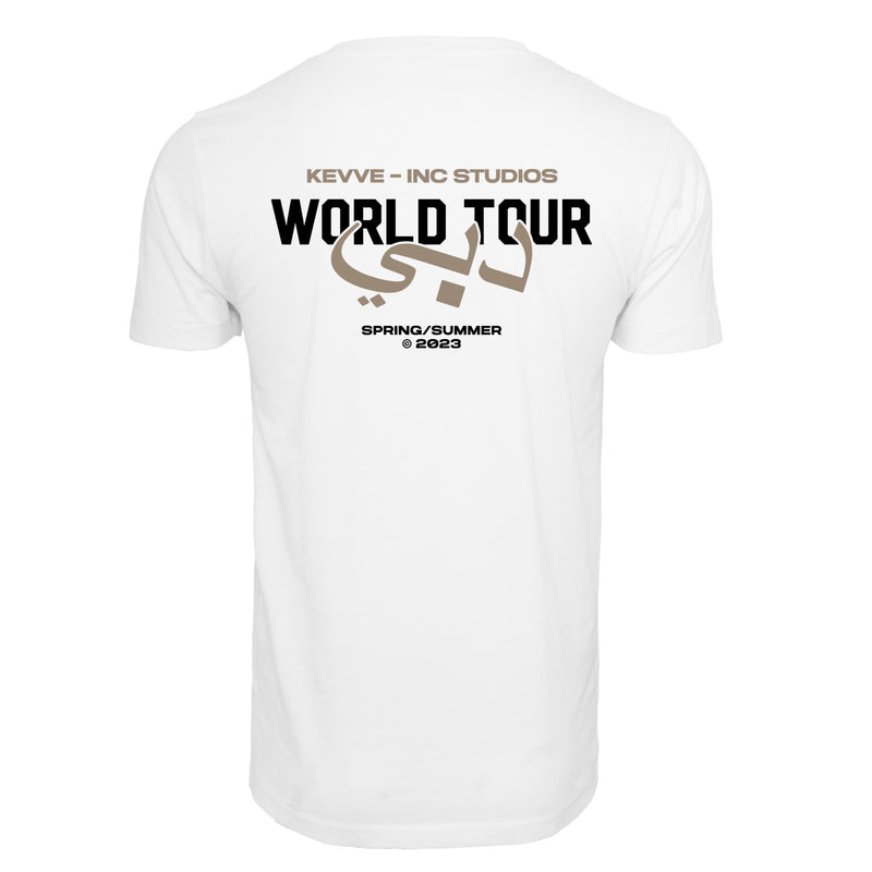 DUBAI WORLD TOUR T-SHIRT WHITE